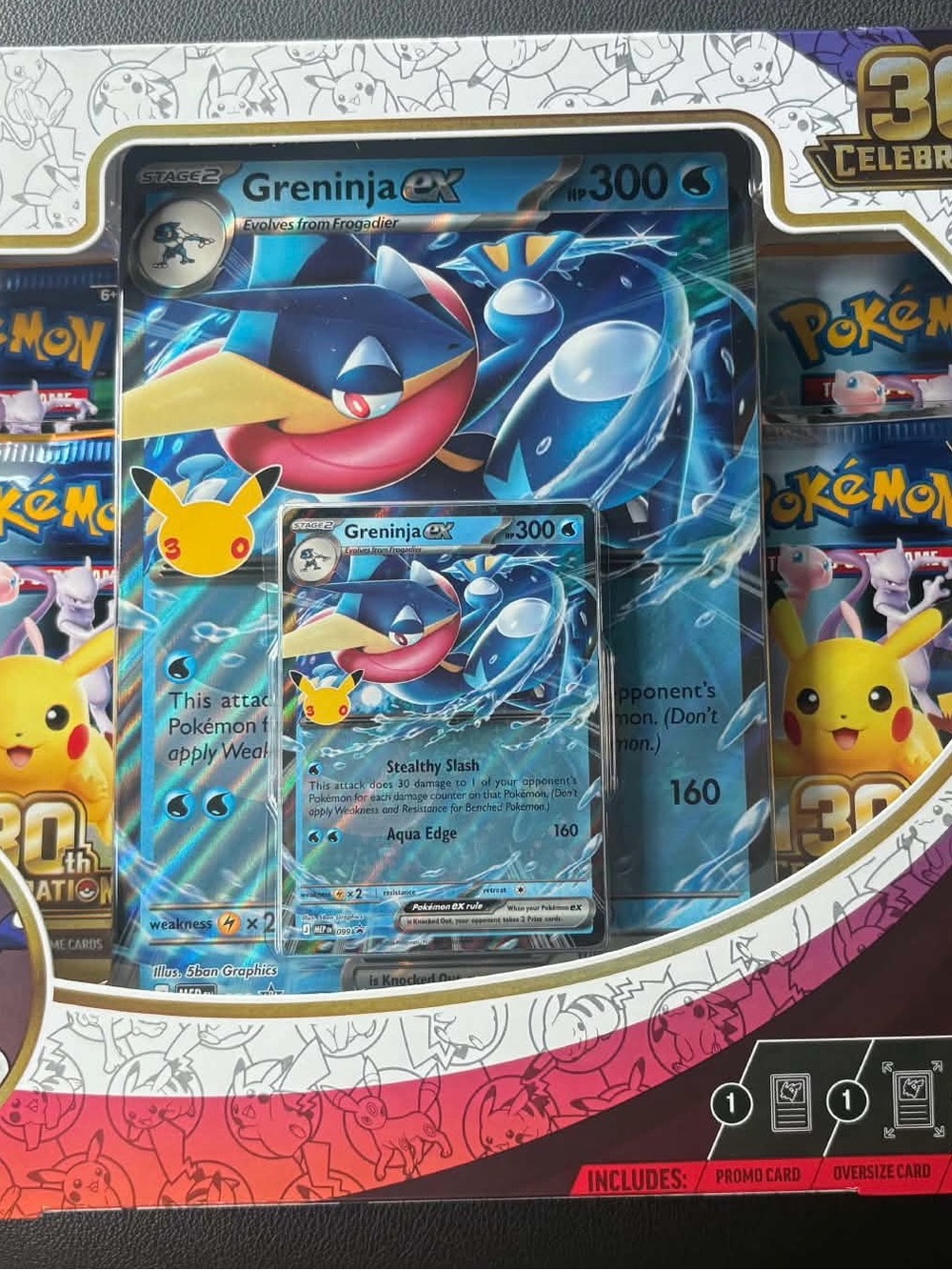 Pokémon 30th Anniversary Greninja EX Box